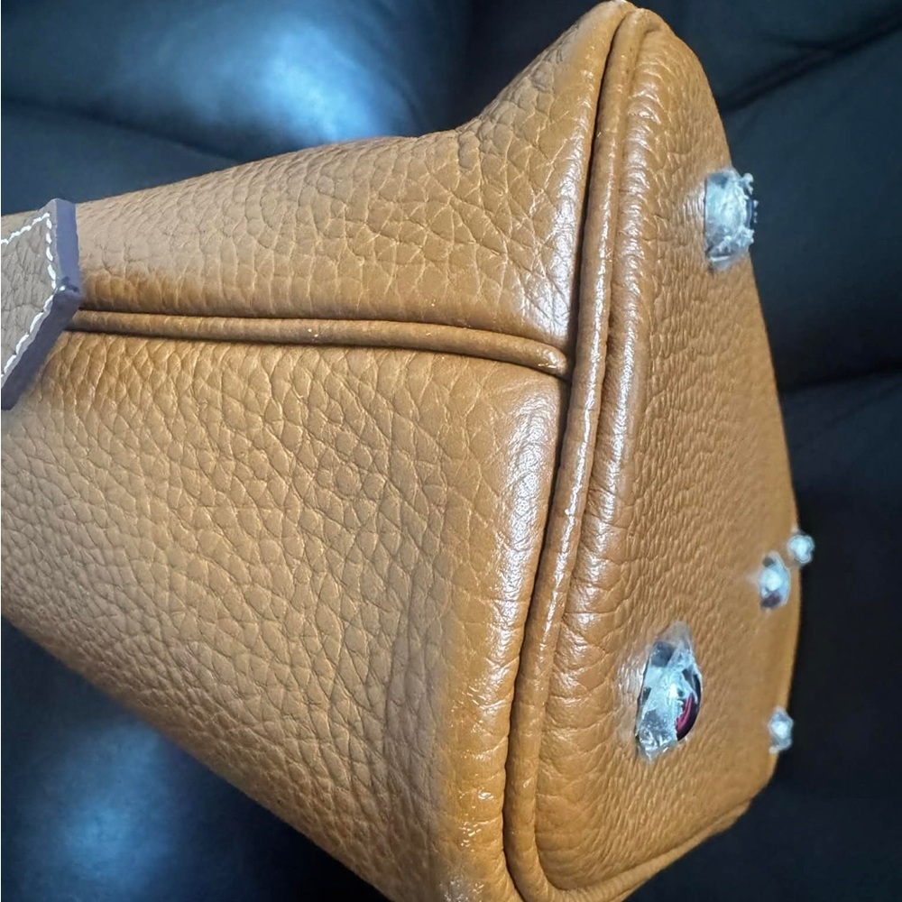 VINTAGE Bolide Hermes Tan Leather Satchel - Picture 14 of 16